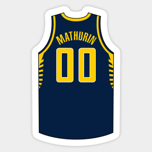 Bennedict Mathurin Indiana Jersey Qiangy Sticker